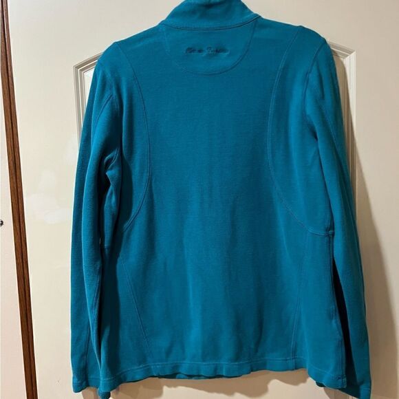 TOMMY BAHAMA Tobago Bay Half Zip Teal Blue Men’s Size Large - Picture 2 of 7